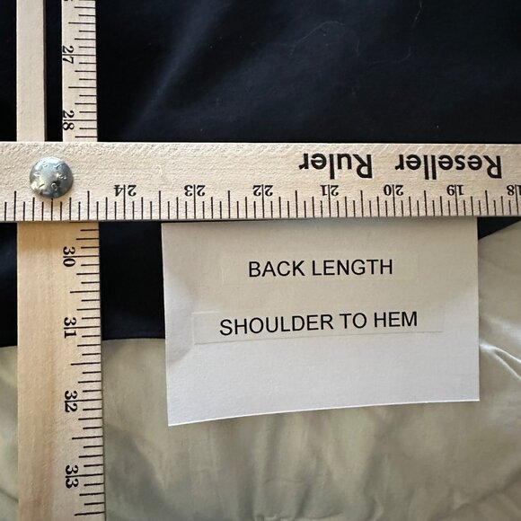 Van Heusen Flex Mens Black Regular Fit Long Sleeve Shirt Size 18.5 35/37 - Picture 10 of 11